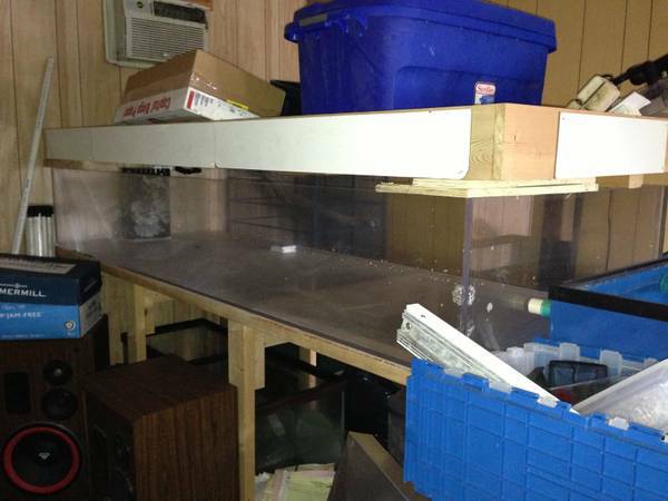 Acrylic fish tank, stand, canopy, skimmer, sump, OBO - $1250 (Pensacola)